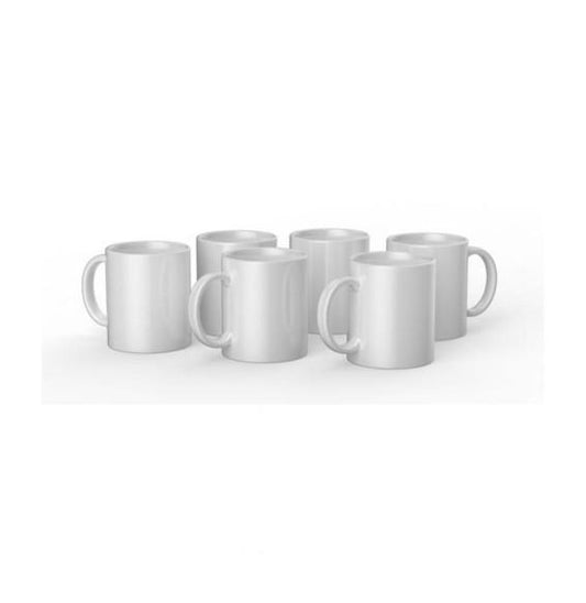 Pack de 6 tazas de cerámica blancas de Cricut 12oz