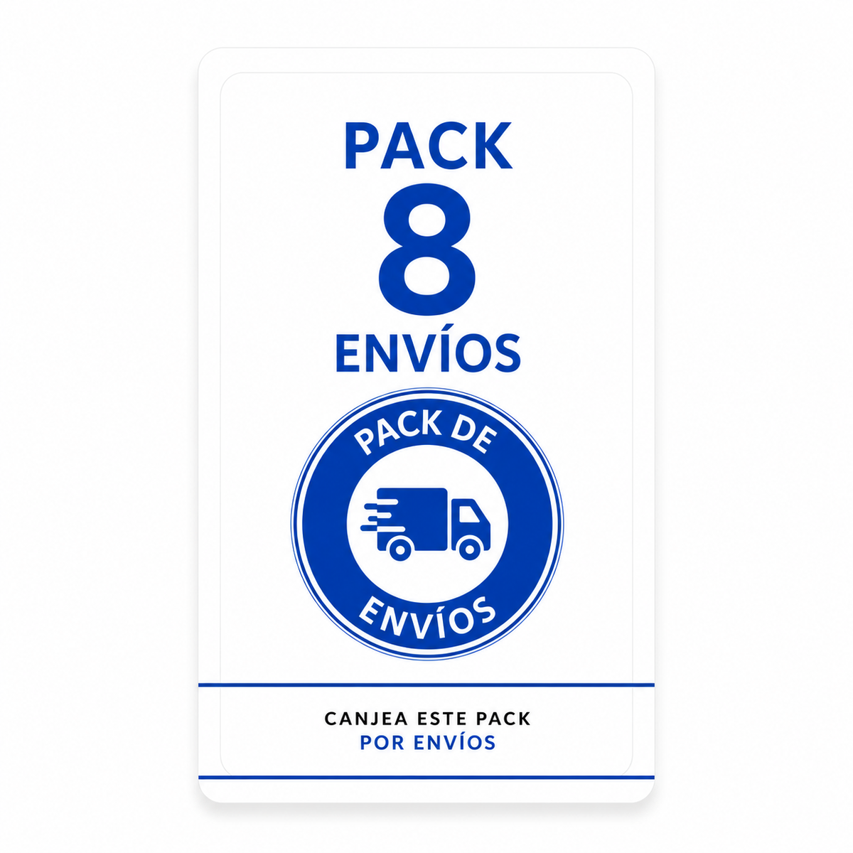 Pack de 8 envíos