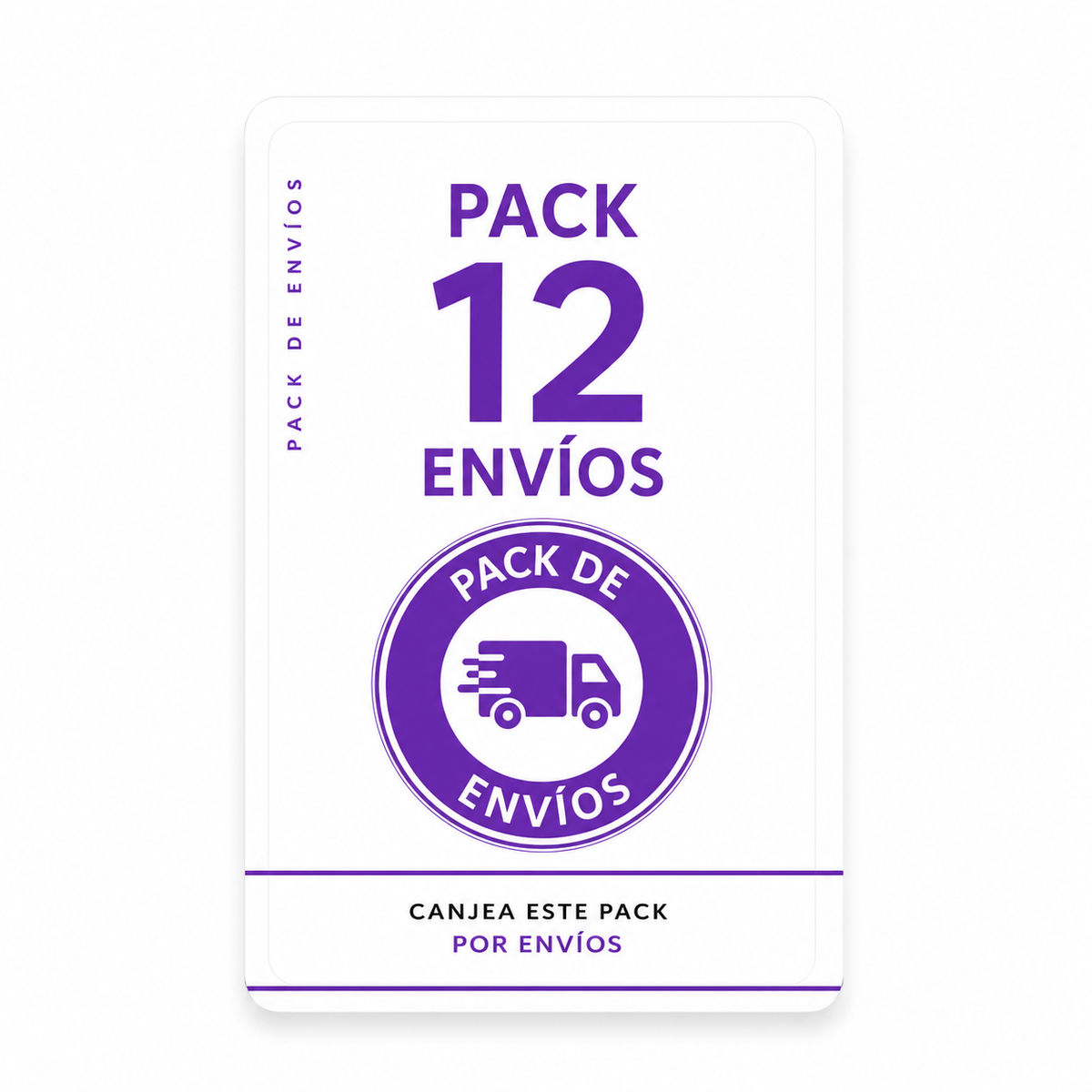Pack de 12 envíos